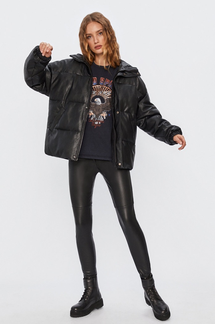 Answear Lab - Kurtka WA20.KUD010 czarny WA20