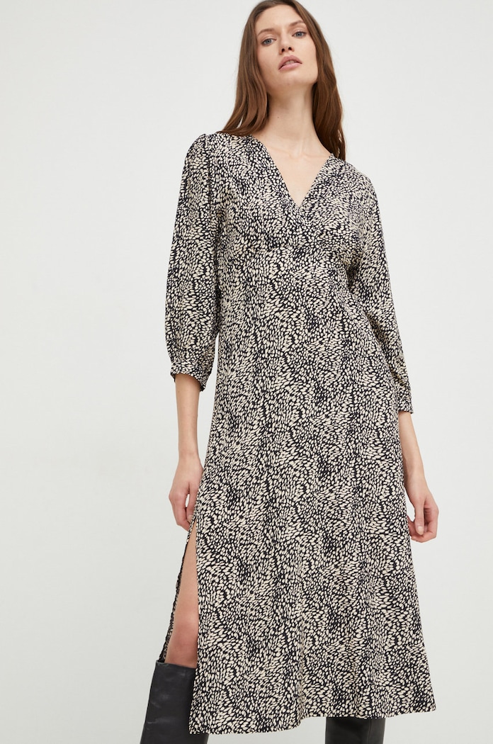 Haljina Answear.LAB casual crna 13598.WK