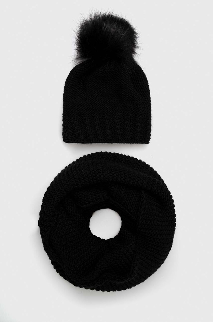Answear Lab czapka i komin pozostałe czarny WA19.CAD01B.db