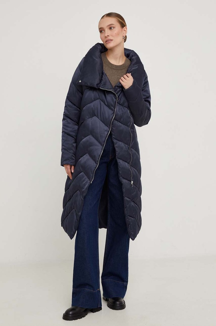 Jakna Answear.LAB s toplom postavom plava WA23.KPD233