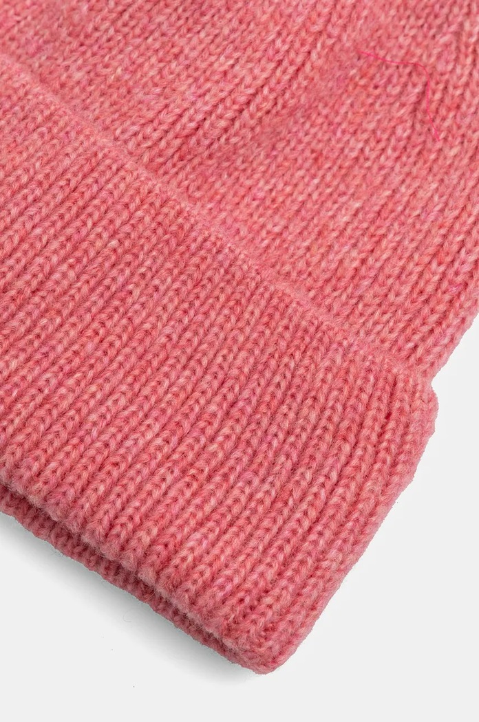 Answear.LAB czapka z wełny merino WA24.CAD006 różowy WA24