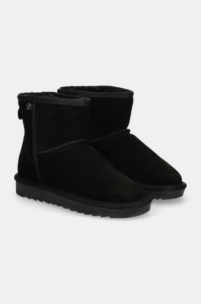 Semišové sněhule Answear.LAB zateplené černá AW23.5.cd