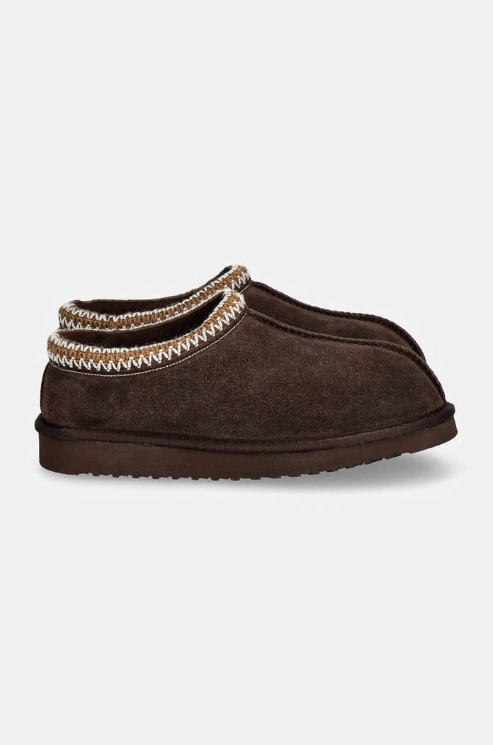 Answear Lab papuci de iarnă AW24.21.cd maro WA24
