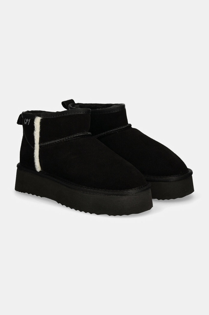 Answear.LAB Śniegowce zamszowe czarny AW24.23.cd