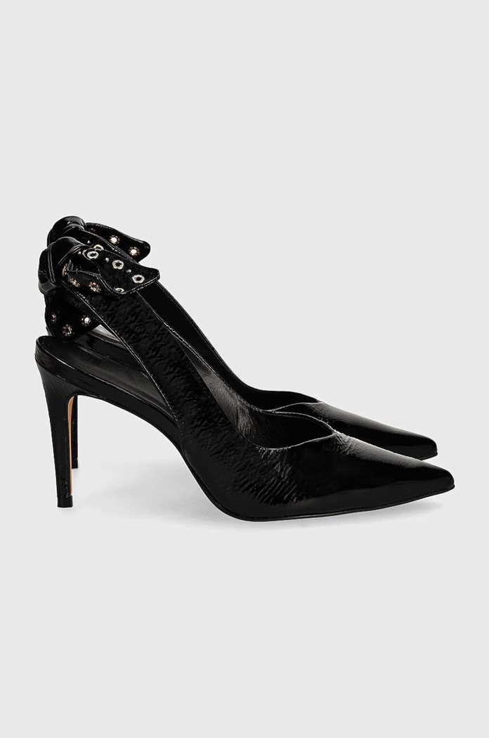Încălțăminte Answear Lab stilettos de piele 195157.bd negru