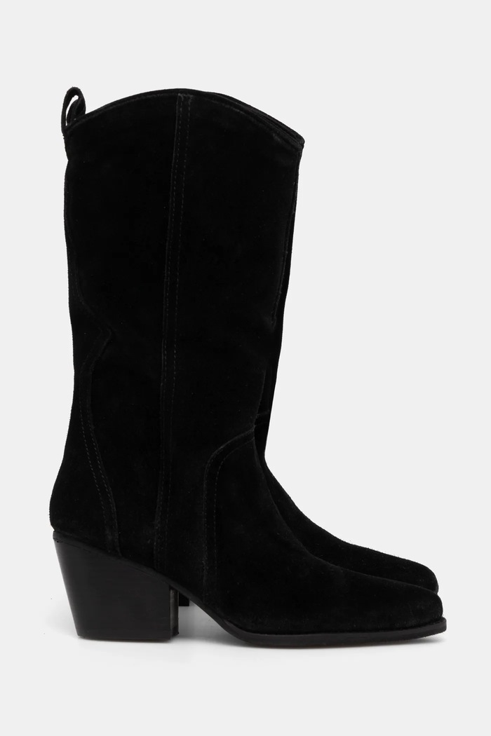 Încălțăminte Answear Lab cizme de cowboy din piele intoarsa 41839.IJS negru