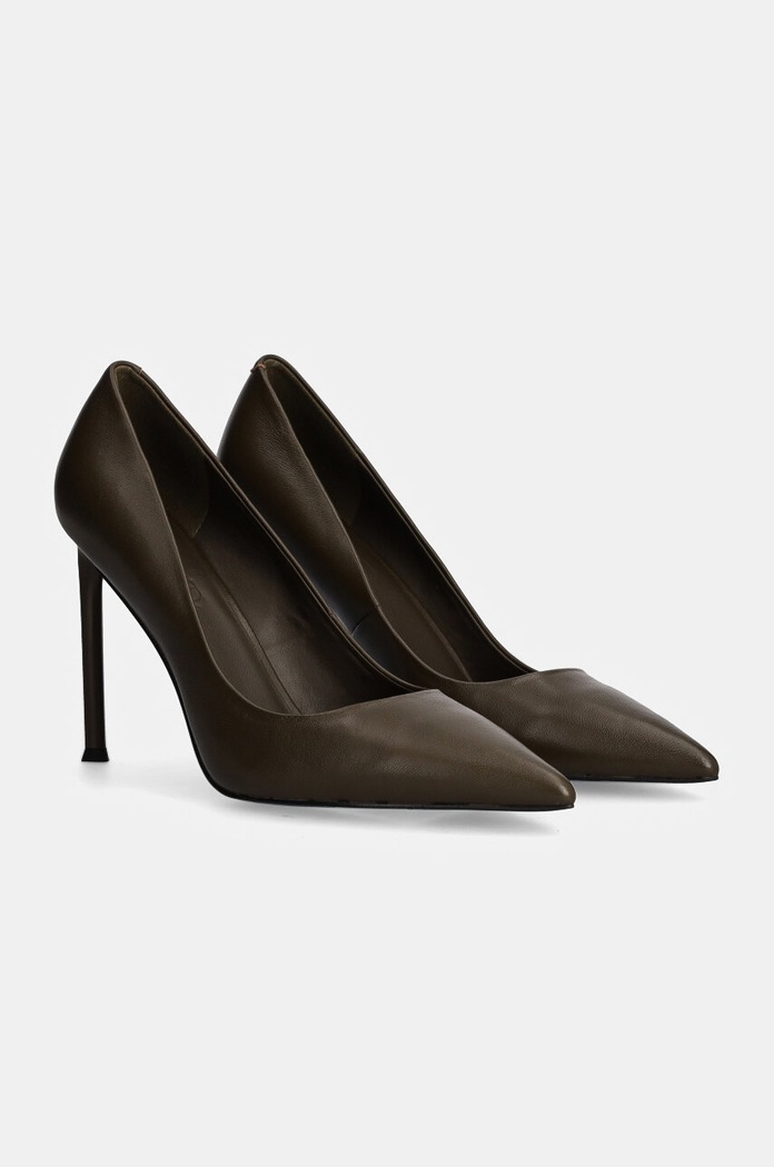 Answear.LAB Answear Lab stilettos de piele V1353.103.CAT verde WA24