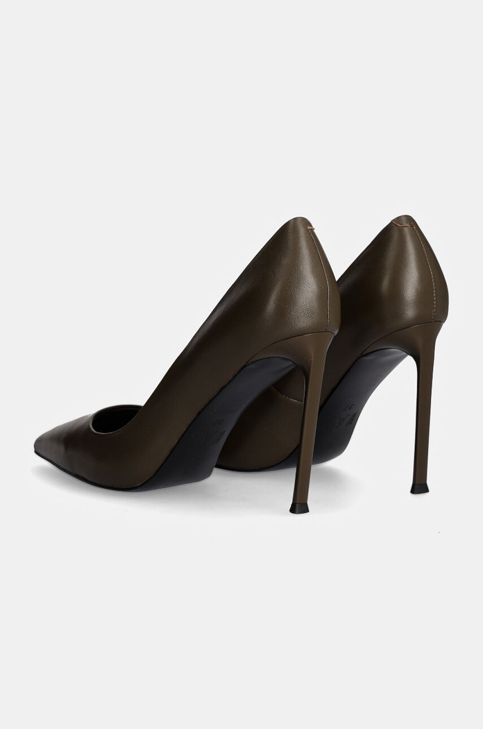 Answear Lab stilettos de piele Answear.LAB V1353.103.CAT verde