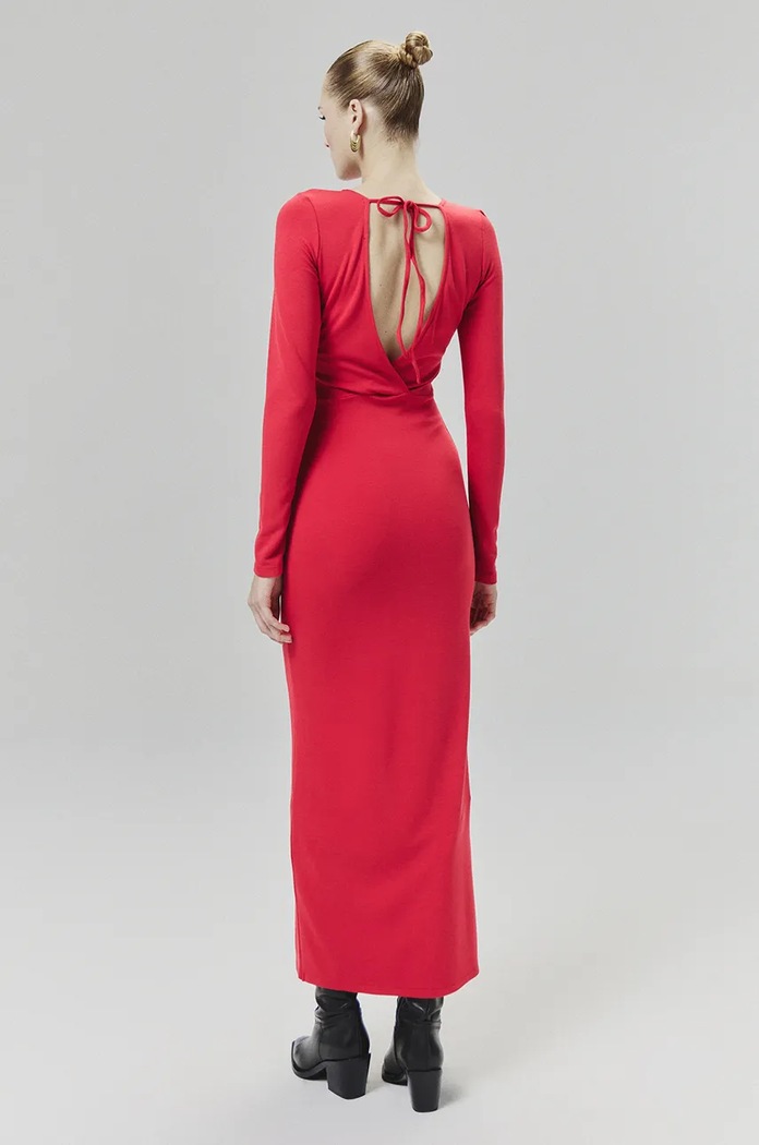 Answear Lab rochie WA24.SUD011 rosu WA24