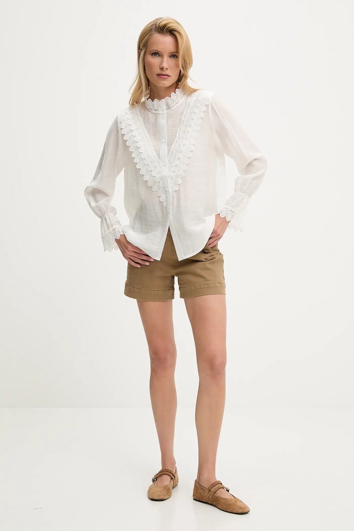 Answear Lab bluza 8506.FLK alb WA25