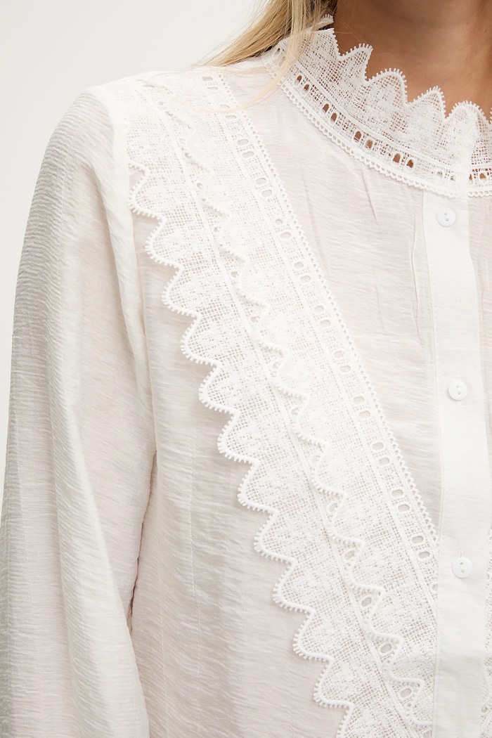 Answear Lab bluza 8506.FLK alb