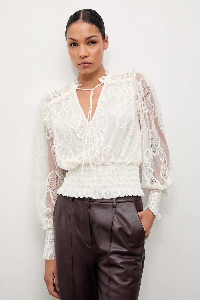 Blúzka Answear.LAB béžová 80966-2.FLK