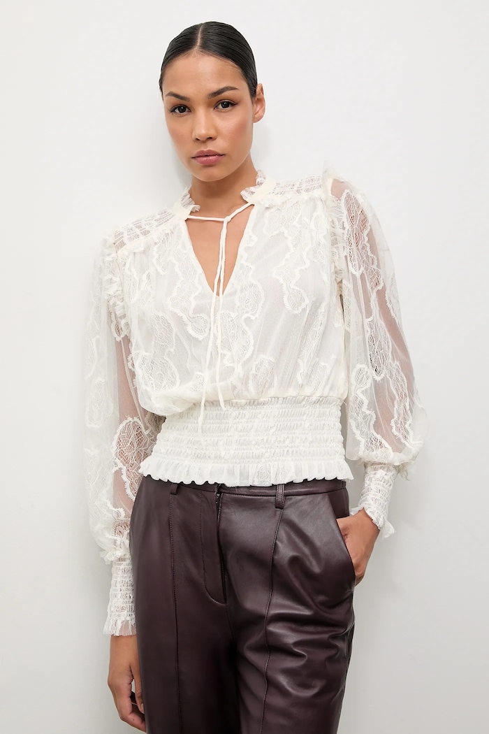 Blúzka Answear.LAB béžová 80966-2.FLK