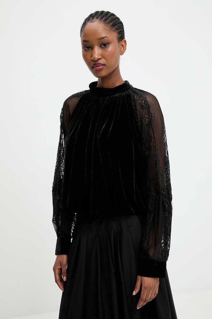 Answear.LAB bluza uni negru 80815.FLK