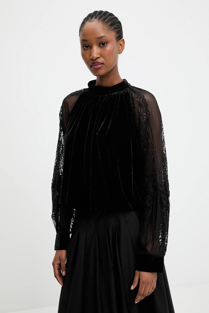 Answear.LAB bluza uni negru 80815.FLK