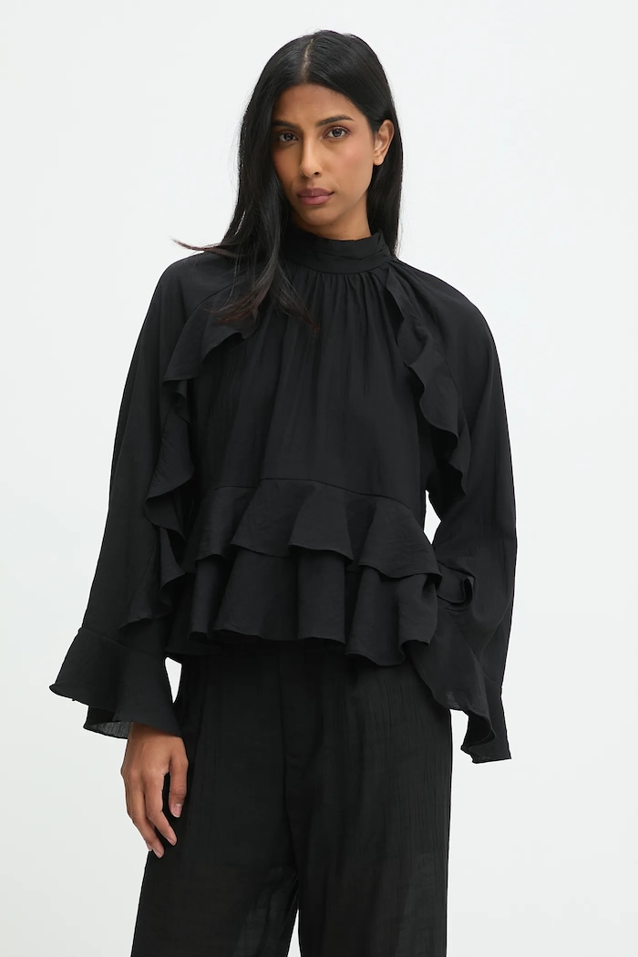 Answear.LAB bluza uni negru 15691.flk