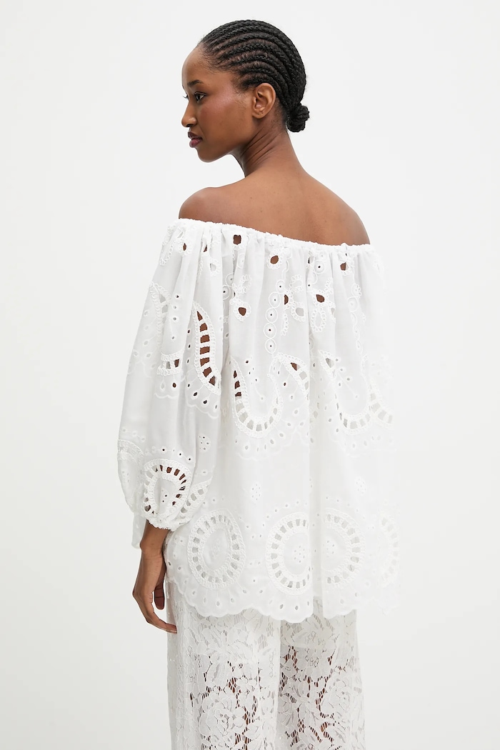 Îmbrăcăminte Answear.LAB bluza 15243 alb