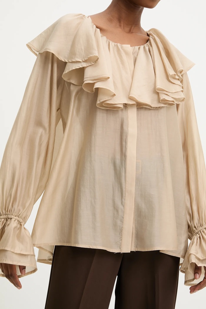 Answear.LAB bluza B9871.ILK bej