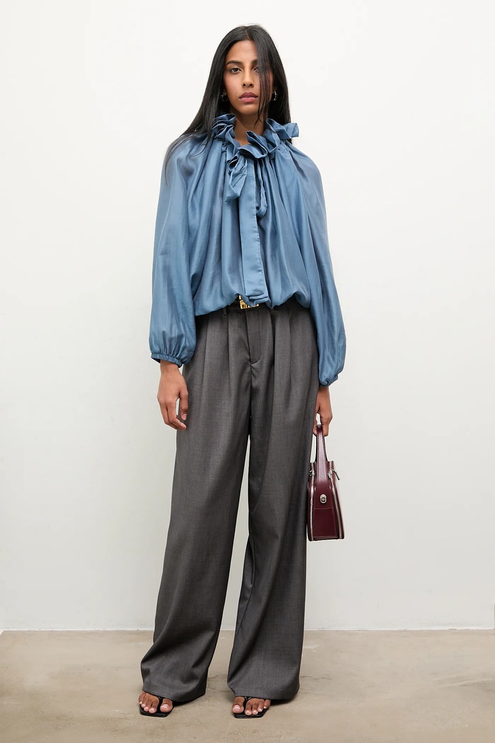 Answear.LAB Bluza albastru 3909.IOS