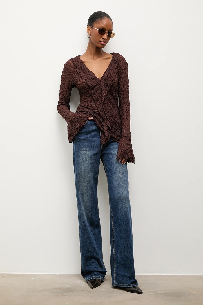 Answear.LAB Bluza 71751.TOS maro WA25