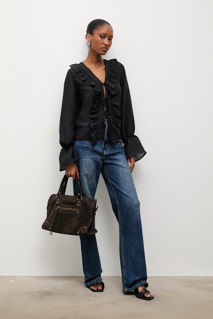 Answear.LAB bluza 080705.TOS negru WA25