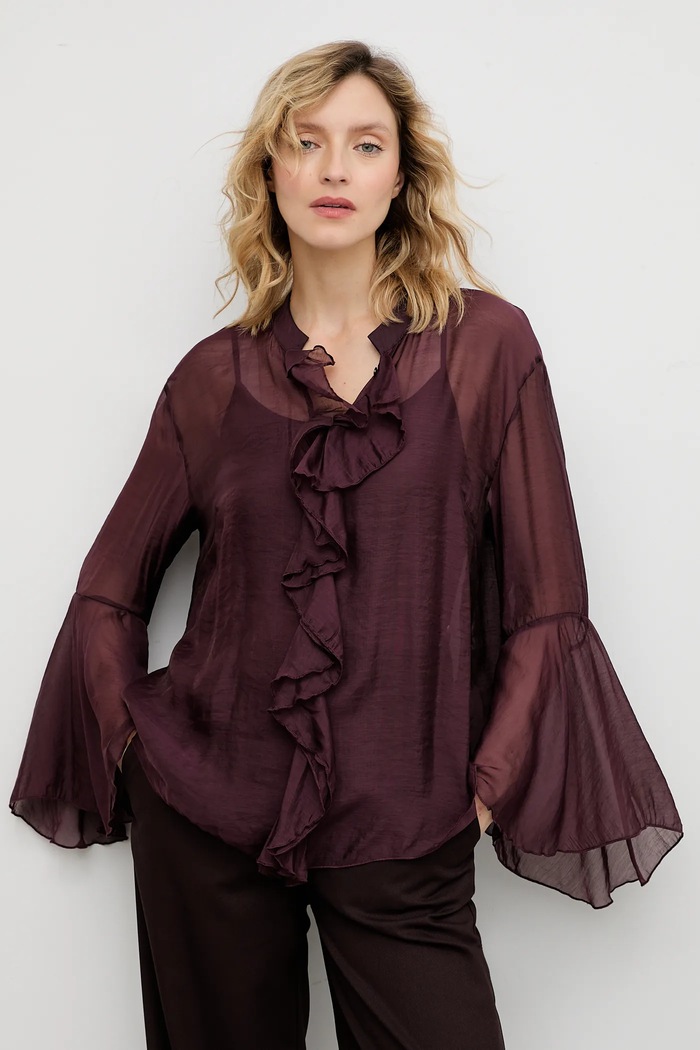 Answear.LAB bluza uni burgundia 1159.iak