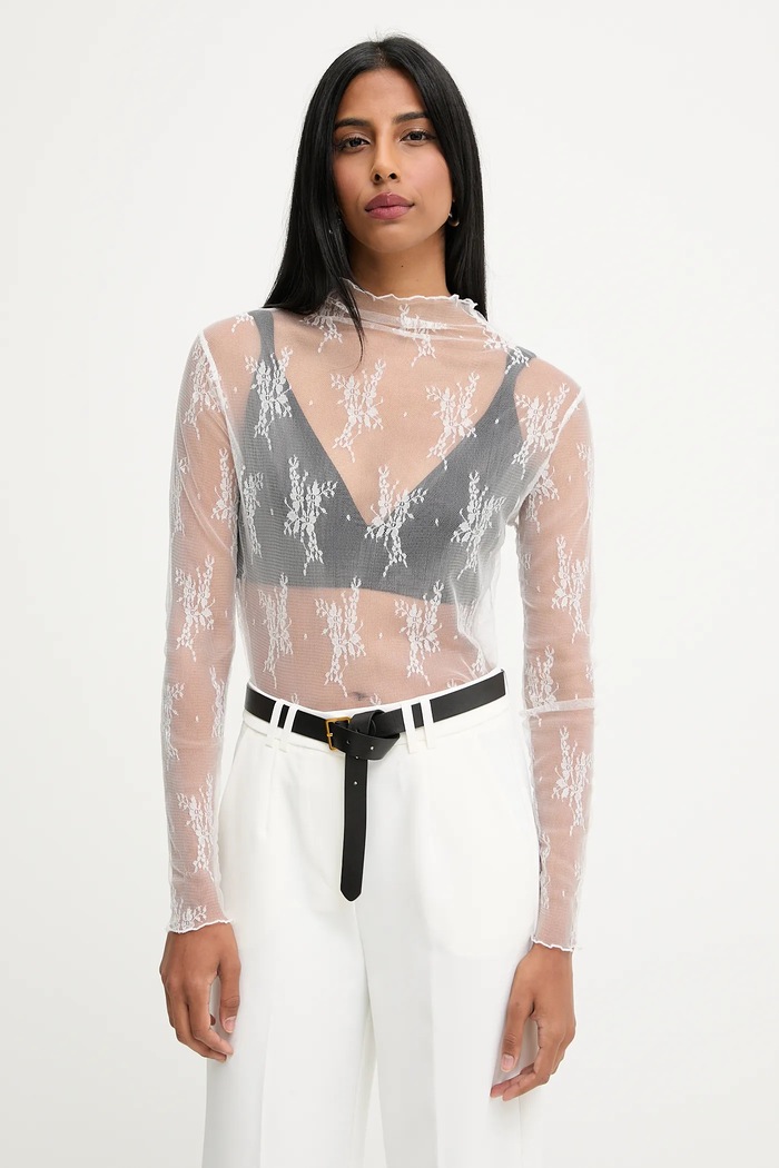 Answear.LAB bluza alb 9240