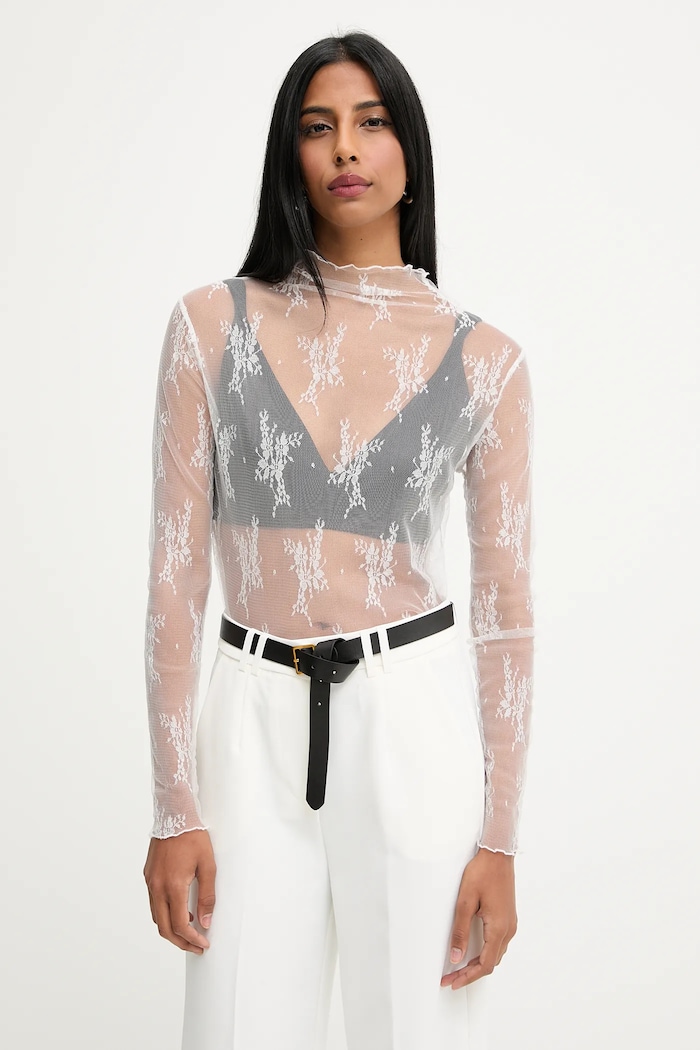Answear.LAB bluza alb 9240