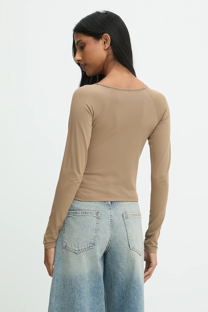 Îmbrăcăminte Answear Lab bluza XYS3214 maro