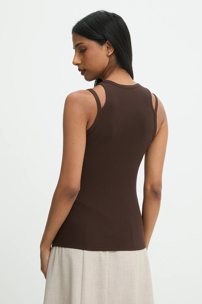 Îmbrăcăminte Answear.LAB bluza 5455.IOS maro