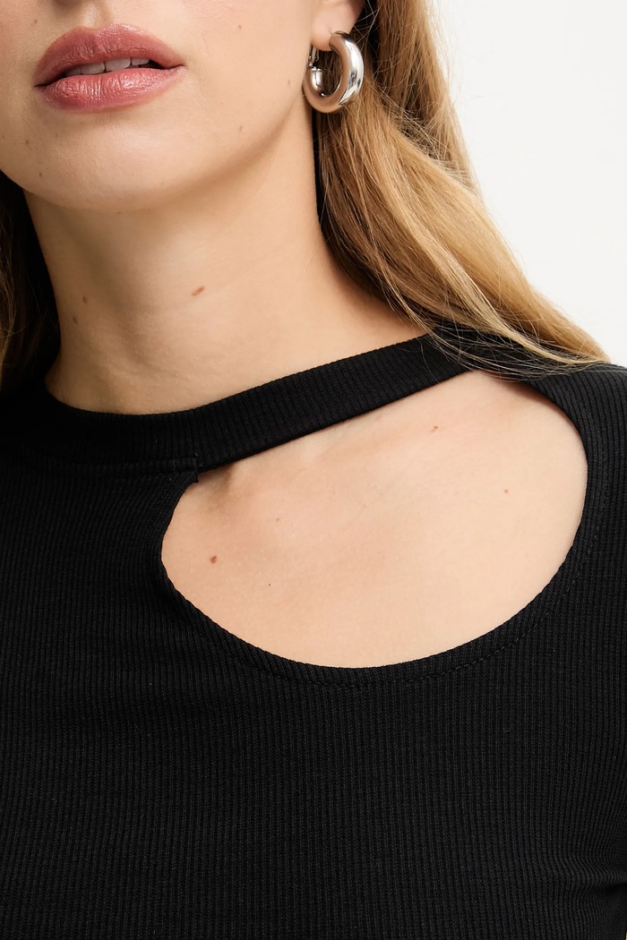 Answear.LAB longsleeve IVVI.22.TOS negru