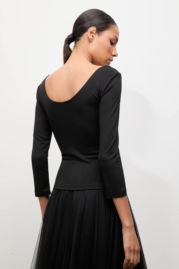 Îmbrăcăminte Answear.LAB Longsleeve LF.716775.TOS negru