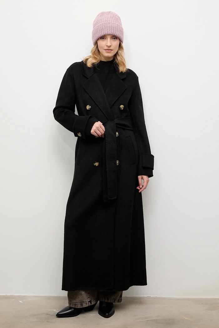Шапка с вълна Answear.LAB WA25-CDD001 виолетов