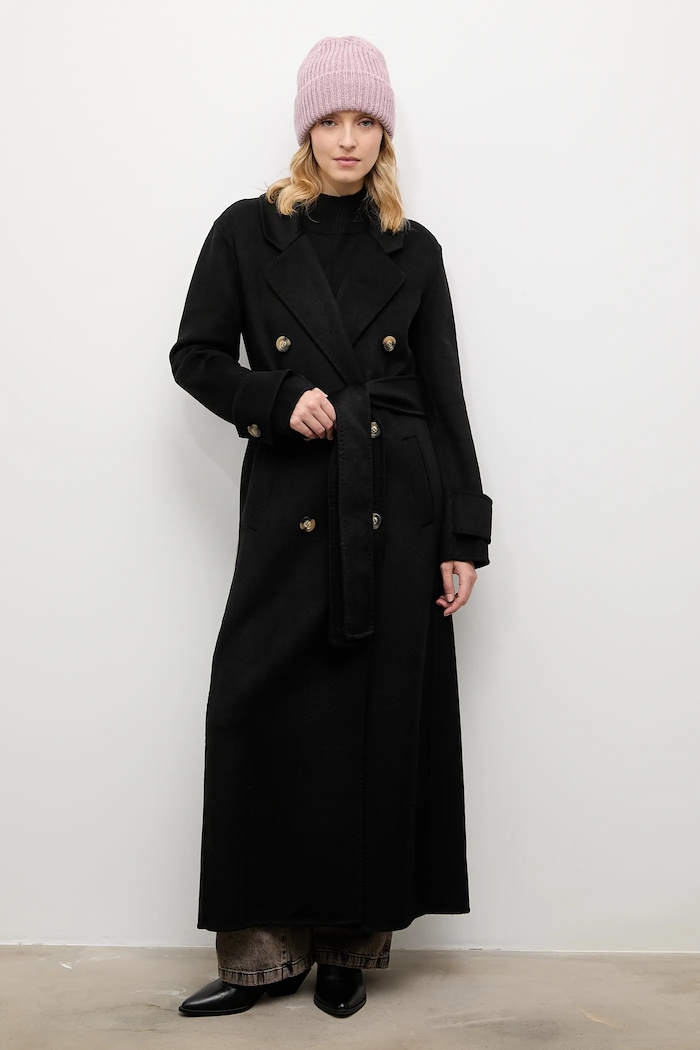 Шапка с вълна Answear.LAB WA25-CDD001 виолетов
