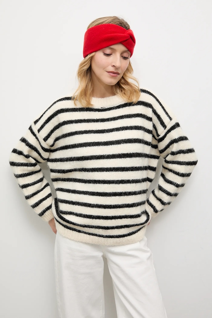 Vlněná čelenka Answear.LAB WA25-CDD003 červená