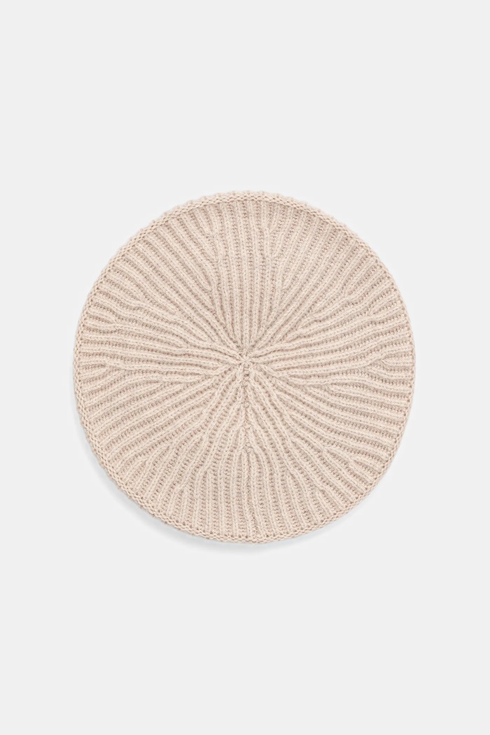 Vlněný baret Answear.LAB L11.CMS béžová WS26