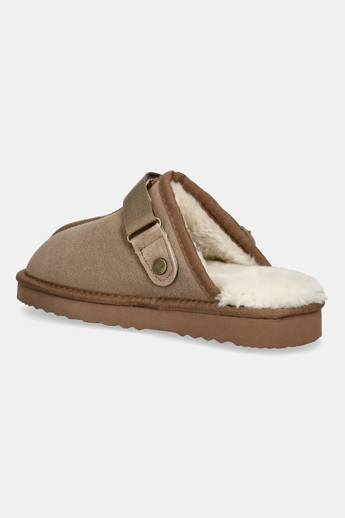 Boty Semišové papuče Answear.LAB AW25.11 hnědá