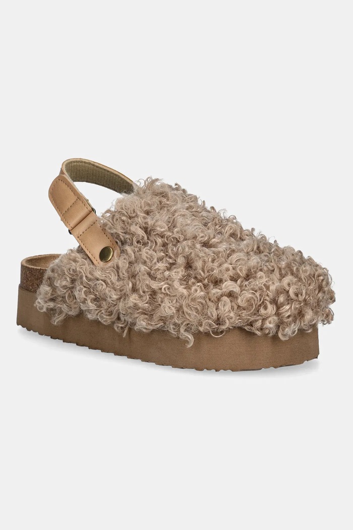 Answear.LAB papuci de casa bej TX-241155.cjk