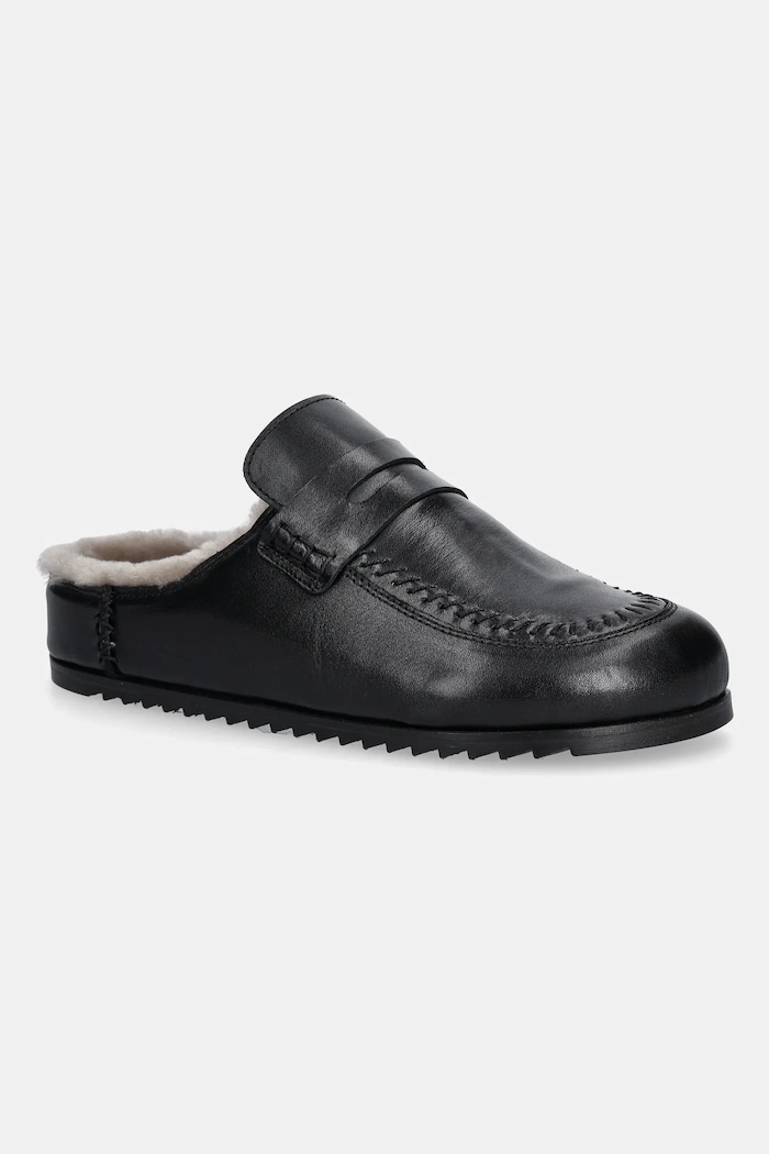Answear.LAB slapi de piele 25-467 negru WA25