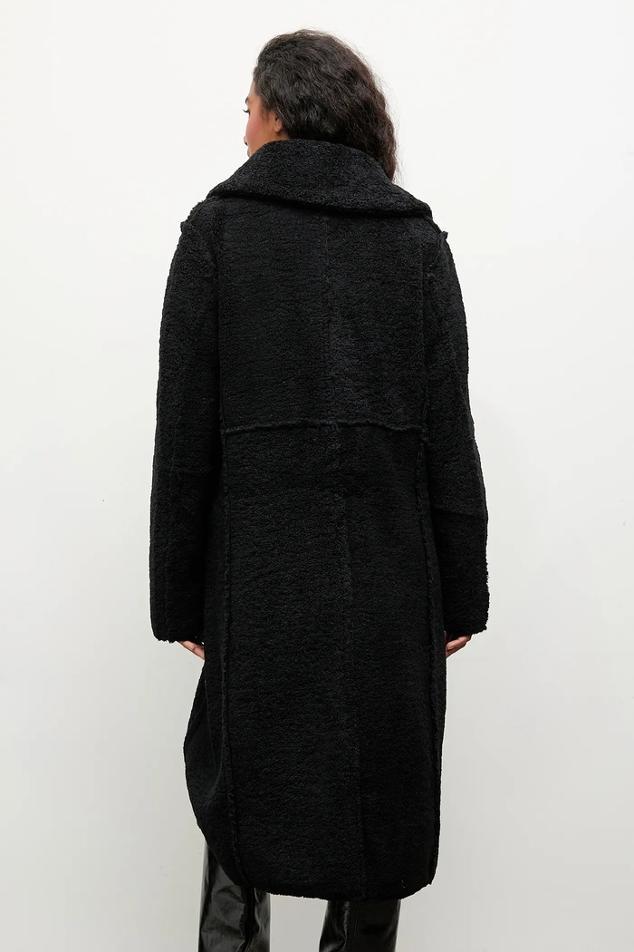 Answear.LAB palton negru WA25-KPD020