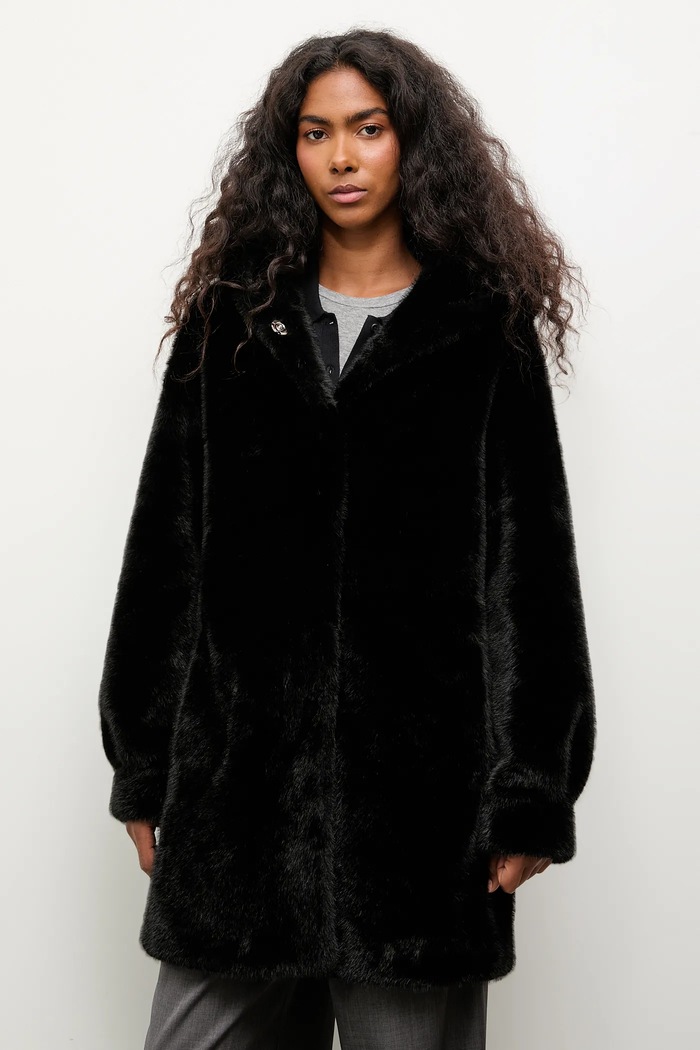 Answear.LAB palton 5009.fh negru