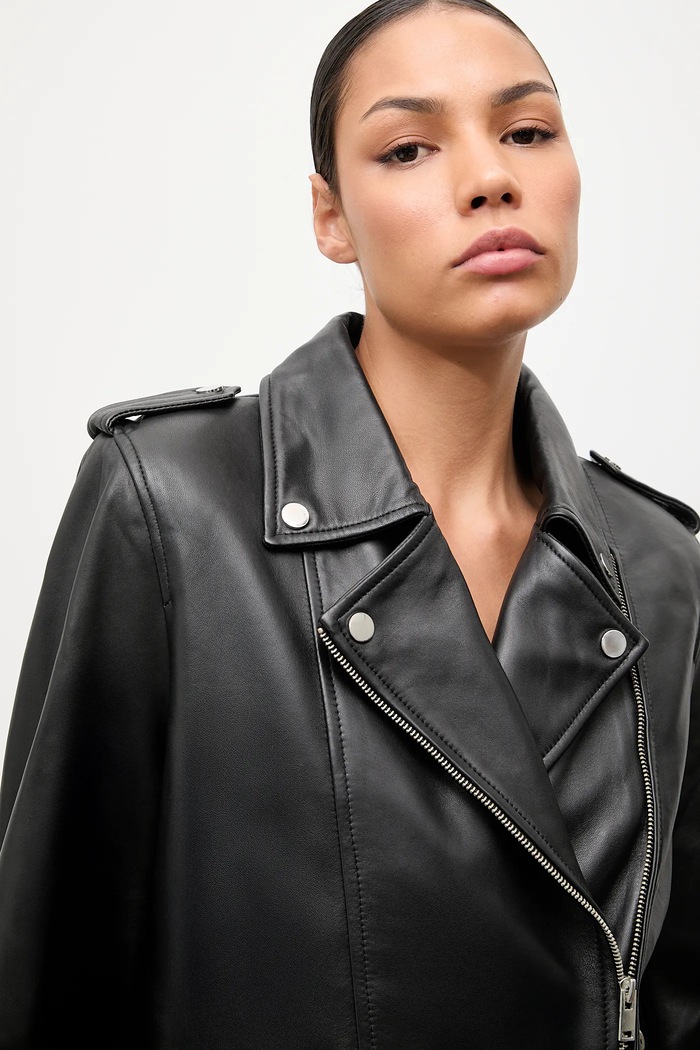 Usnjena biker jakna Answear.LAB WA25-KUD039