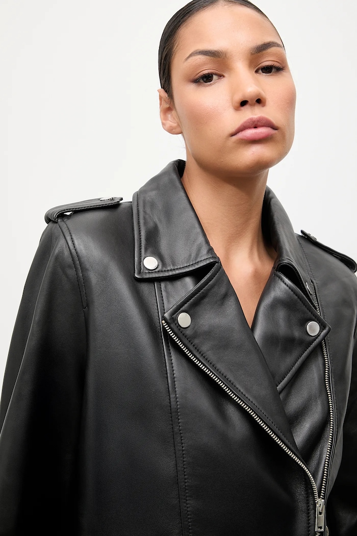 Usnjena biker jakna Answear.LAB WA25-KUD039