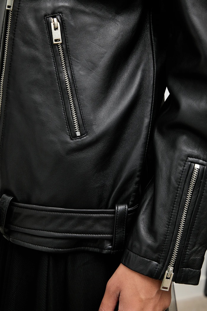 Usnjena biker jakna Answear.LAB WA25-KUD039