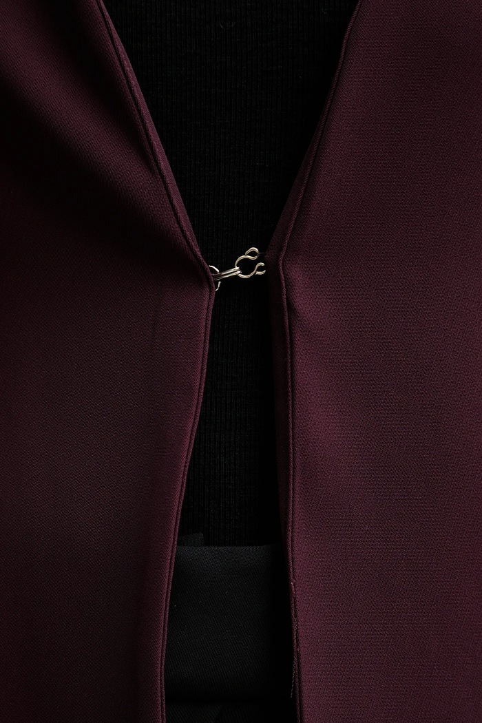 Suknjič Answear.LAB 93020 bordo