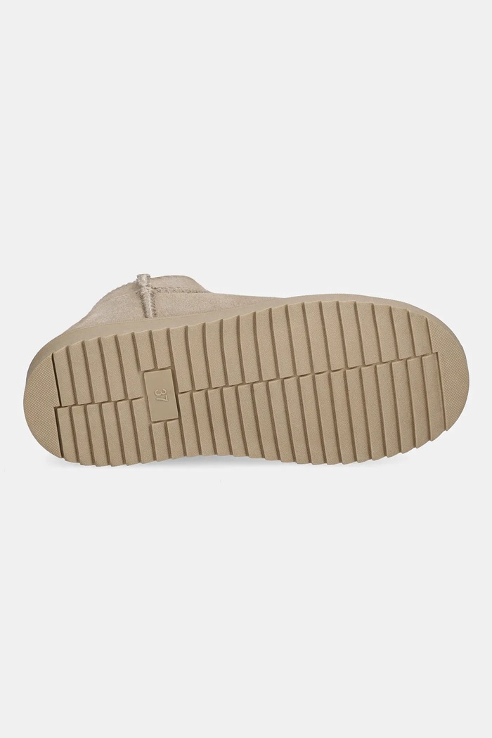 Answear.LAB cizme de zapada din piele intoarsa AW.25.8 bej