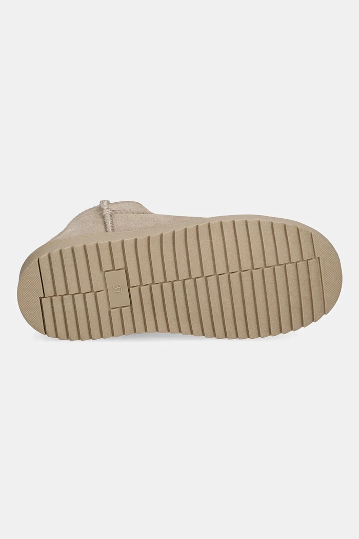Answear.LAB cizme de zapada din piele intoarsa AW.25.8 bej