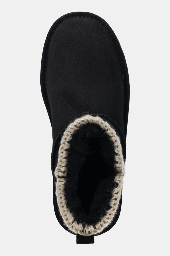 Answear.LAB śniegowce zamszowe czarny AW25.8.A