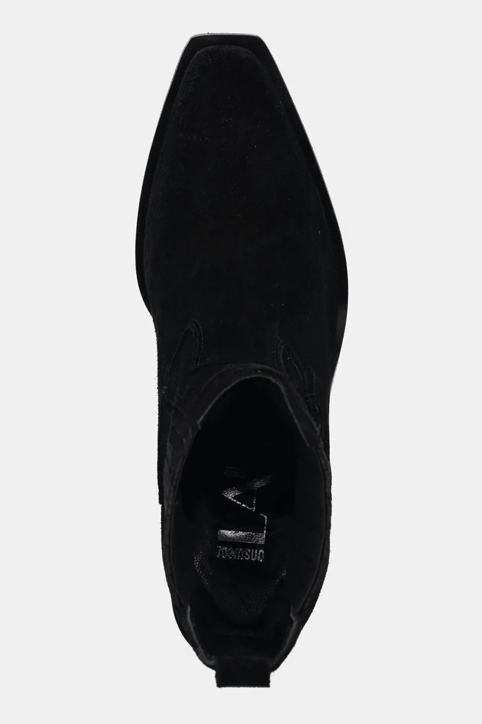 Semišové topánky chelsea Answear.LAB 50109 čierna