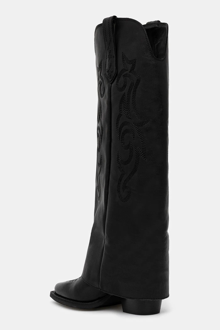 Answear.LAB kowbojki skórzane czarny 24FW185
